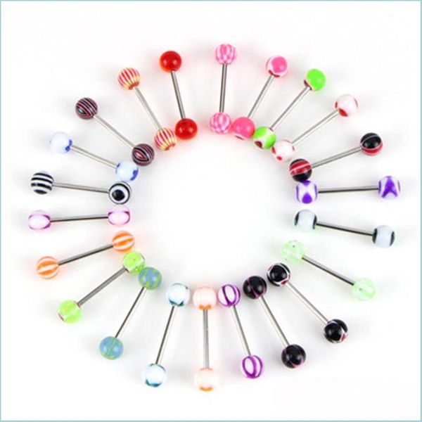 tongue rings 100pcs/lot body jewelry fashion mixed colors tongue tounge rings bars barbell piercing c3 drop delivery 2021 dhseller2010 dhnka, Silver
tongue rings 100pcs/lot body jewelry fashion mixed colors tongue tounge rings bars barbell piercing c3 drop delivery 2021 dhseller2010 dhnka, Silver