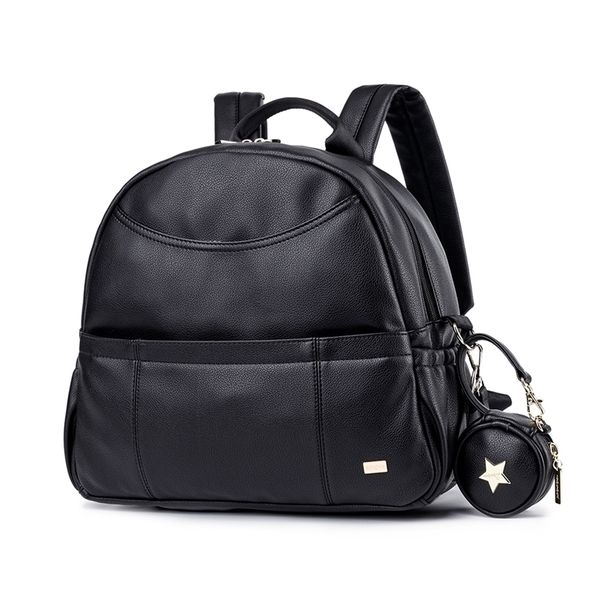 diaper bags fashion pu black backpack for baby large capacity waterproof pockets mother travel stroller 220922
diaper bags fashion pu black backpack for baby large capacity waterproof pockets mother travel stroller 220922