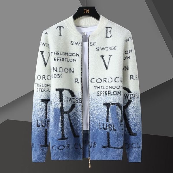 sweater autumn fashion gradient letter printing cardigan men sweter korean coat designer knit cardigan jacket men sweaters, White;black
sweater autumn fashion gradient letter printing cardigan men sweter korean coat designer knit cardigan jacket men sweaters, White;black