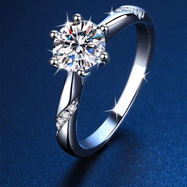 wedding rings aeteey six prong ring d color 1 carat 925 sterling silver for women fine jewelry with gra certificate ri016 220921, Slivery;golden
wedding rings aeteey six prong ring d color 1 carat 925 sterling silver for women fine jewelry with gra certificate ri016 220921, Slivery;golden
