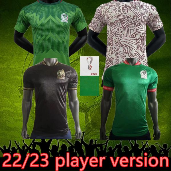 2023 player version mexico soccer jerseys chicharito h.lozano dos santos 2022 raul carlos vela a.guardado marquez football uniform men train, Black;yellow
2023 player version mexico soccer jerseys chicharito h.lozano dos santos 2022 raul carlos vela a.guardado marquez football uniform men train, Black;yellow