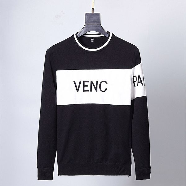 designers luxury men's sweaters slim fit long sleeve soft knitted thick cotton pullovers letters embroidery 2022 autumn winter mens cas, White;black
designers luxury men's sweaters slim fit long sleeve soft knitted thick cotton pullovers letters embroidery 2022 autumn winter mens cas, White;black