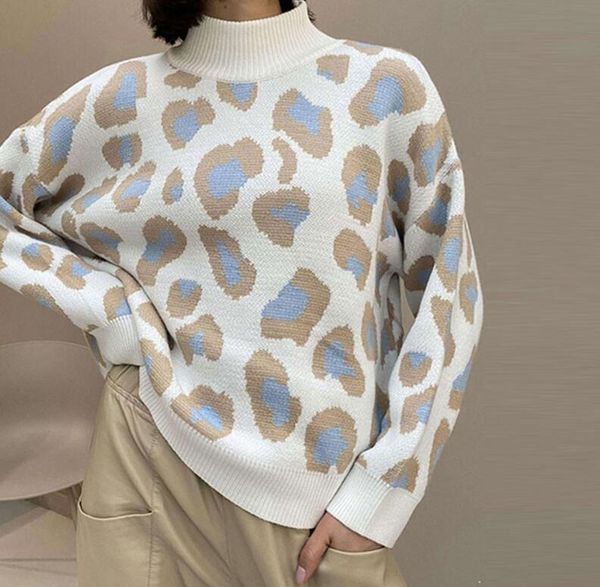 women's sweaters designer turtleneck oversized pullover jumper female vintage long sleeve knit sweaters, White;black
women's sweaters designer turtleneck oversized pullover jumper female vintage long sleeve knit sweaters, White;black