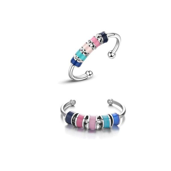 anti anxiety ring for women fidget spinning beads band rings anxiety stress relief fashion jewelry gifts, Silver
anti anxiety ring for women fidget spinning beads band rings anxiety stress relief fashion jewelry gifts, Silver