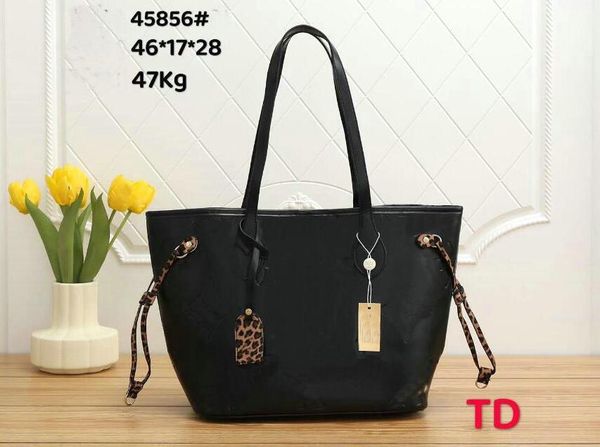 Designers leather handbags women shoulder bags with wallet female mother package composite bag purse lady totes few 45856# 46x17x28cm, Black
Designers leather handbags women shoulder bags with wallet female mother package composite bag purse lady totes few 45856# 46x17x28cm, Black