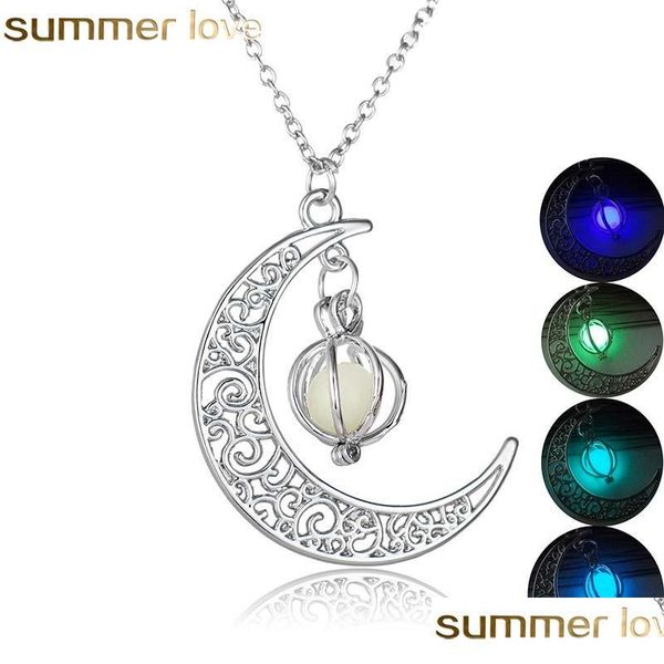 pendant necklaces halloween pearl hollow moon glowing necklace for women meteorite alloy charm fashion elegant jewelry ladies gift dr dhzff, Silver
pendant necklaces halloween pearl hollow moon glowing necklace for women meteorite alloy charm fashion elegant jewelry ladies gift dr dhzff, Silver