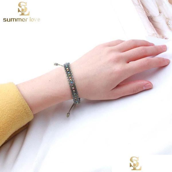 link chain ethnic rice beads acrylic woven bracelet for women boho hollow small colorf beading fashion jewelry gif drop delivery 202 dhdgf, Black
link chain ethnic rice beads acrylic woven bracelet for women boho hollow small colorf beading fashion jewelry gif drop delivery 202 dhdgf, Black