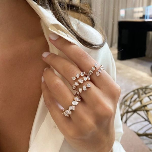 cluster rings luxury elegant brazil initial stackable for women wedding 5a cz finger adjust 2cycle ring beach jewelry hxr005 220921, Golden;silver
cluster rings luxury elegant brazil initial stackable for women wedding 5a cz finger adjust 2cycle ring beach jewelry hxr005 220921, Golden;silver