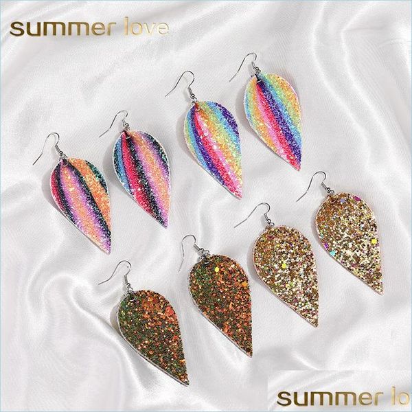 dangle chandelier new 7 colors classic glitter leaf pu leather earrings for women personalized design jewelry statement dangle whole dh5du, Silver
dangle chandelier new 7 colors classic glitter leaf pu leather earrings for women personalized design jewelry statement dangle whole dh5du, Silver