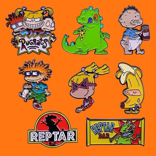 dinosaur enamel pins cute animation metal cartoon brooch backpack hat bag collar lapel badges men women fashion jewelry gifts242z, Gray
dinosaur enamel pins cute animation metal cartoon brooch backpack hat bag collar lapel badges men women fashion jewelry gifts242z, Gray