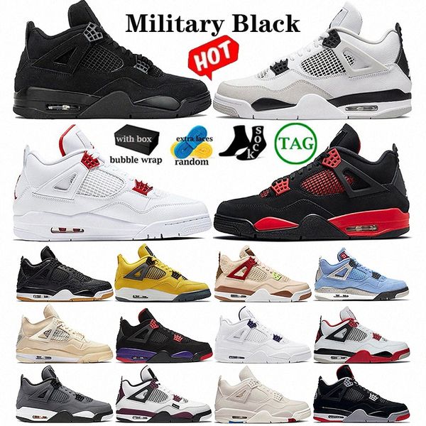 4 4s retro basketball shoes men women military black cat red thunder sail university blue white oreo fire pure money midnight navy cool grey
4 4s retro basketball shoes men women military black cat red thunder sail university blue white oreo fire pure money midnight navy cool grey