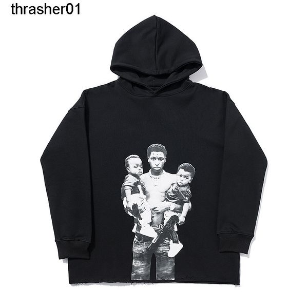 men's hoodies sweatshirts fashion brand vloness men's personality character hooded sweater, Black
men's hoodies sweatshirts fashion brand vloness men's personality character hooded sweater, Black