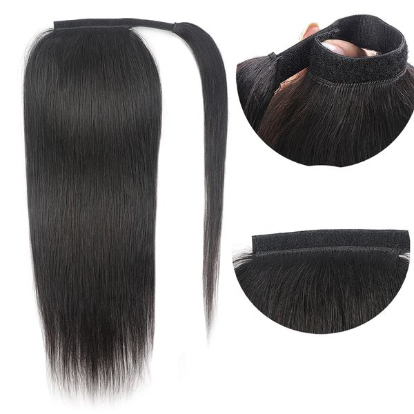 100% human hair ponytail european straight 120gram wrap around clip in pony tail machine remy hair 12-26 inches, Black
100% human hair ponytail european straight 120gram wrap around clip in pony tail machine remy hair 12-26 inches, Black