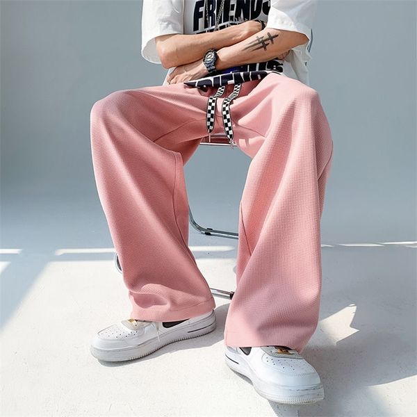 men's pants white grey black pink casual fashion wide leg streetwear korean loose s trousers m5xl 220922
men's pants white grey black pink casual fashion wide leg streetwear korean loose s trousers m5xl 220922