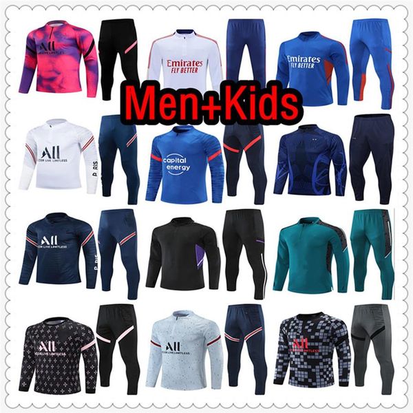 man and kids kit soccer tracksuit jersey 21 22 mens football jerseys training jacket chandal futbol survetement foot 666297l, Black
man and kids kit soccer tracksuit jersey 21 22 mens football jerseys training jacket chandal futbol survetement foot 666297l, Black