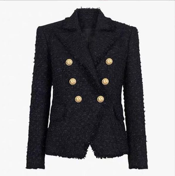 90 4xl 2022 autumn women's jackets black long sleeve lapel neck tweed button women's mansha, Black;brown
90 4xl 2022 autumn women's jackets black long sleeve lapel neck tweed button women's mansha, Black;brown