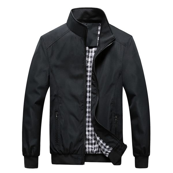 men s jackets quality bomber solid casual jacket men spring autumn outerwear mandarin sportswear mens for male coats m 5xl 6xl 7xl 220921, Black;brown
men s jackets quality bomber solid casual jacket men spring autumn outerwear mandarin sportswear mens for male coats m 5xl 6xl 7xl 220921, Black;brown