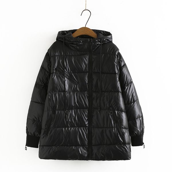 women s plus size outerwear coats for women wear mid length interlayer cotton thickening hooded winter jackets large 5xl warm 220922, Black
women s plus size outerwear coats for women wear mid length interlayer cotton thickening hooded winter jackets large 5xl warm 220922, Black