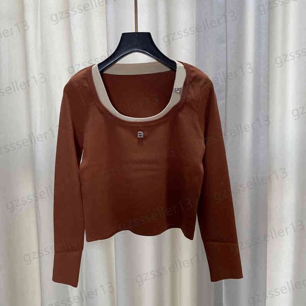 womens sweater awang fashion metal letter logo brooch women sweaters autumn elastic fabric long-sleeved cropped sweater designer 3 colors 0, White;black
womens sweater awang fashion metal letter logo brooch women sweaters autumn elastic fabric long-sleeved cropped sweater designer 3 colors 0, White;black