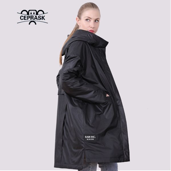 women s plus size outerwear coats ceprask spring jacket women fashion thin cotton female coat autumn long quilted 5xl parkas hooded outwear, Black
women s plus size outerwear coats ceprask spring jacket women fashion thin cotton female coat autumn long quilted 5xl parkas hooded outwear, Black