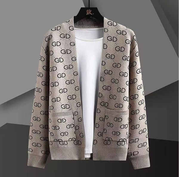 men's sweaters bee luxury designer crop skulls colors line decoration knitting cardigan long sleeve puff dress coat, White;black
men's sweaters bee luxury designer crop skulls colors line decoration knitting cardigan long sleeve puff dress coat, White;black