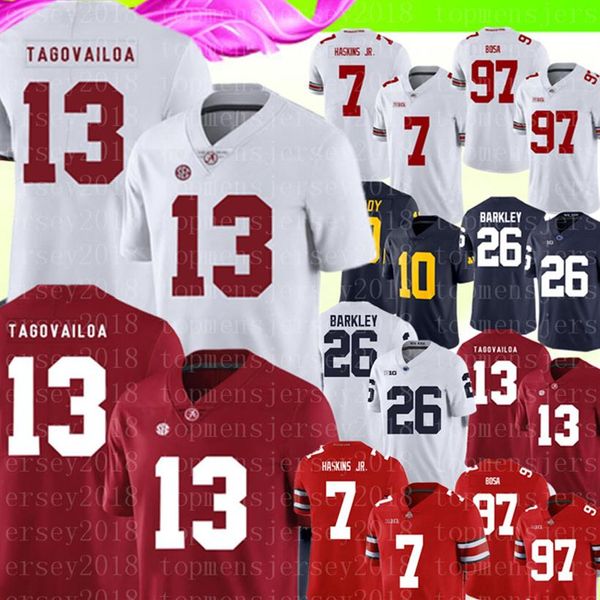 13 tua tagovailoa alabama crimson tide jersey mens red white college football jerseys 7 dwayne haskins jr 26 saquon barkley297r, Black
13 tua tagovailoa alabama crimson tide jersey mens red white college football jerseys 7 dwayne haskins jr 26 saquon barkley297r, Black