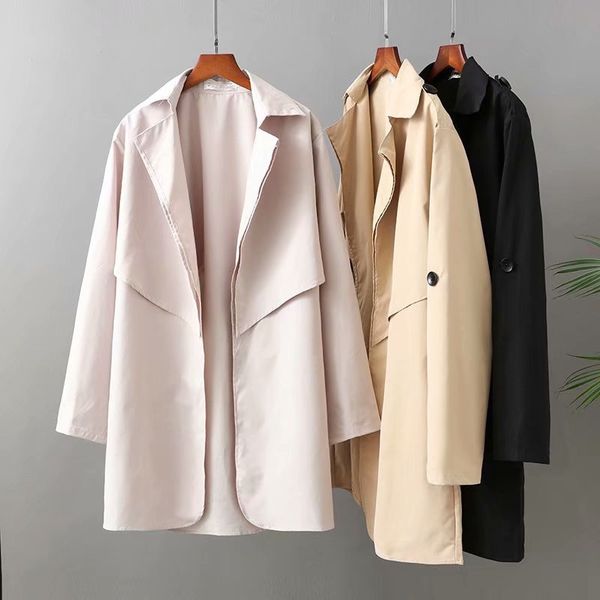 women s plus size outerwear coats plus windbreaker for women cotton blended lapel cardigan long sleeves looser solid color fashion large jac, Black
women s plus size outerwear coats plus windbreaker for women cotton blended lapel cardigan long sleeves looser solid color fashion large jac, Black