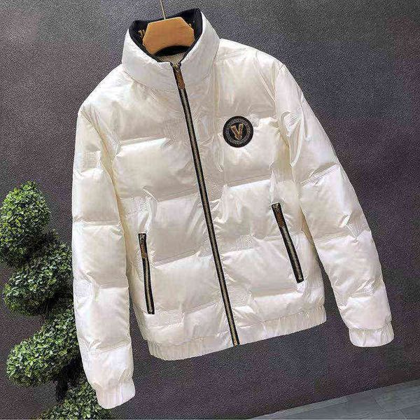 men's down parkas jacket winter new high-end casual thickened stand-up collar warm white duck t220921, Black
men's down parkas jacket winter new high-end casual thickened stand-up collar warm white duck t220921, Black
