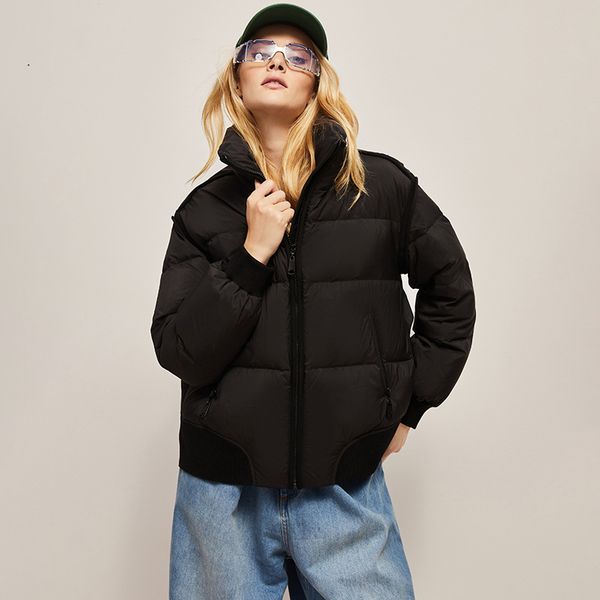 winter womens designer down jacket outdoor leisure sports white duck windbreak waterproof light parkas keep warm fashion coat hooded capsule, Black
winter womens designer down jacket outdoor leisure sports white duck windbreak waterproof light parkas keep warm fashion coat hooded capsule, Black