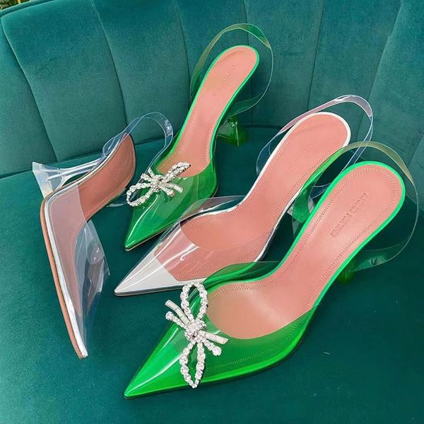 amina muaddi bowknot high heel sandals shoes luxury crystal diamond decorative transparent pvc designer green pink orange wedding fashion pa, Black
amina muaddi bowknot high heel sandals shoes luxury crystal diamond decorative transparent pvc designer green pink orange wedding fashion pa, Black