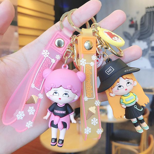fashion figures doll keychain cartoon keychain pendant little girl trendy cool bag accessories personalized schoolbag small ornaments
fashion figures doll keychain cartoon keychain pendant little girl trendy cool bag accessories personalized schoolbag small ornaments