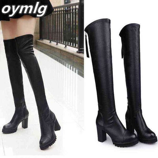 boots new autumn winter women's pu leather over the knee back zip thick high heel platform thigh ladies fashion shoe black y2209
boots new autumn winter women's pu leather over the knee back zip thick high heel platform thigh ladies fashion shoe black y2209