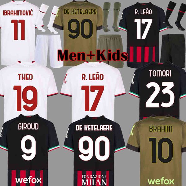 men's tracksuits 23 tomori ac soccer jersey de ketelaere ibrahimovic giroud kessie tonali romagnoli milans jersey 23 calhanoglu rebic f, Gray
men's tracksuits 23 tomori ac soccer jersey de ketelaere ibrahimovic giroud kessie tonali romagnoli milans jersey 23 calhanoglu rebic f, Gray
