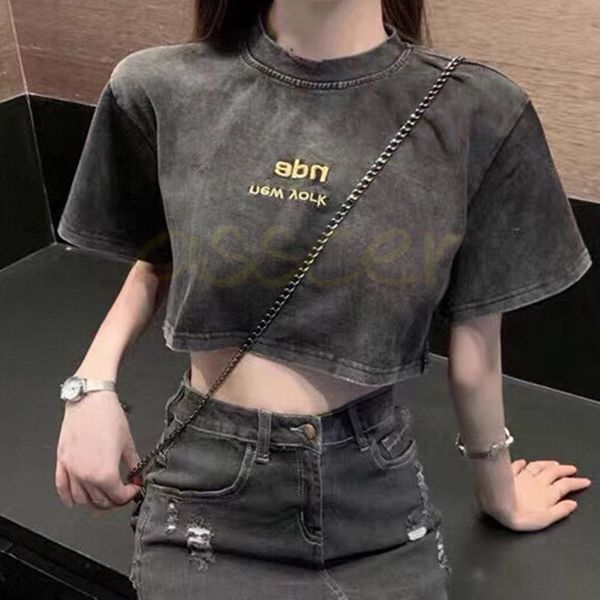 new womens fashion crop ladies designer short sleeve t shirts leisure streetwear clothing asian size s-l, White
new womens fashion crop ladies designer short sleeve t shirts leisure streetwear clothing asian size s-l, White