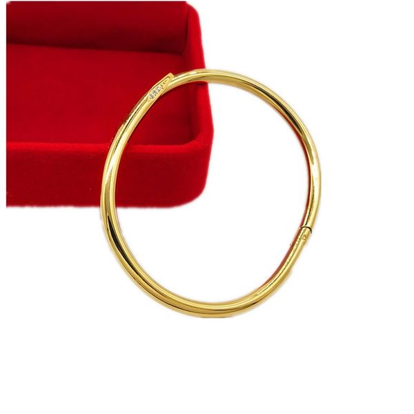 men's and women's diamonds golden silver titanium steel nail bangle bracelet designer style classic fashion luxury jewel202u, Black
men's and women's diamonds golden silver titanium steel nail bangle bracelet designer style classic fashion luxury jewel202u, Black