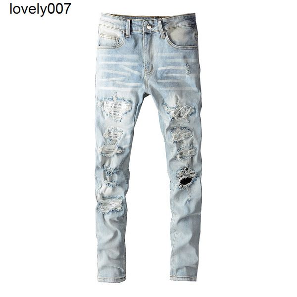 men's jeans amirs personalized street cowboy casual pants micro elastic cotton youth blue hole tight jeans
men's jeans amirs personalized street cowboy casual pants micro elastic cotton youth blue hole tight jeans