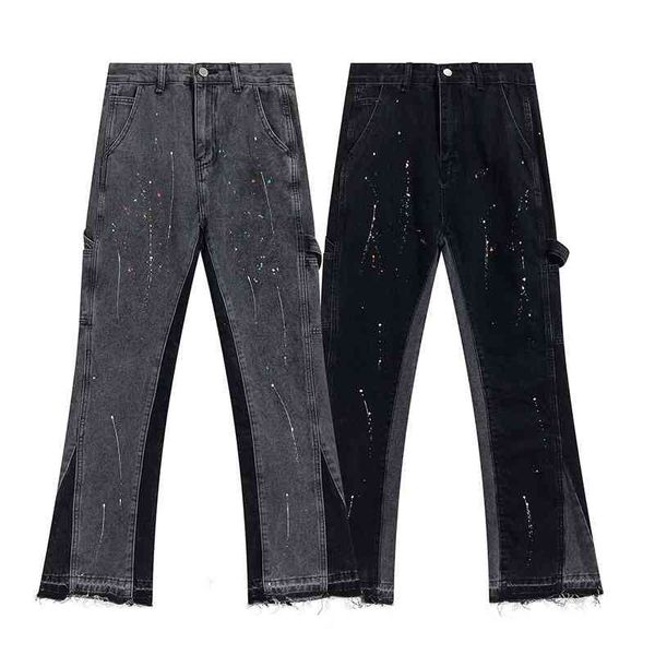 jeans fashion gallerydept trendy elastic stretch straight splash dot decorative high street tide brand hip hop trousers pants, Blue
jeans fashion gallerydept trendy elastic stretch straight splash dot decorative high street tide brand hip hop trousers pants, Blue