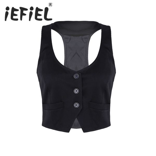 women's vests arrival women fashion v-neck sleeveless button down fitted racer back classic vest shirts separate waistcoat for formal w, Black;white
women's vests arrival women fashion v-neck sleeveless button down fitted racer back classic vest shirts separate waistcoat for formal w, Black;white