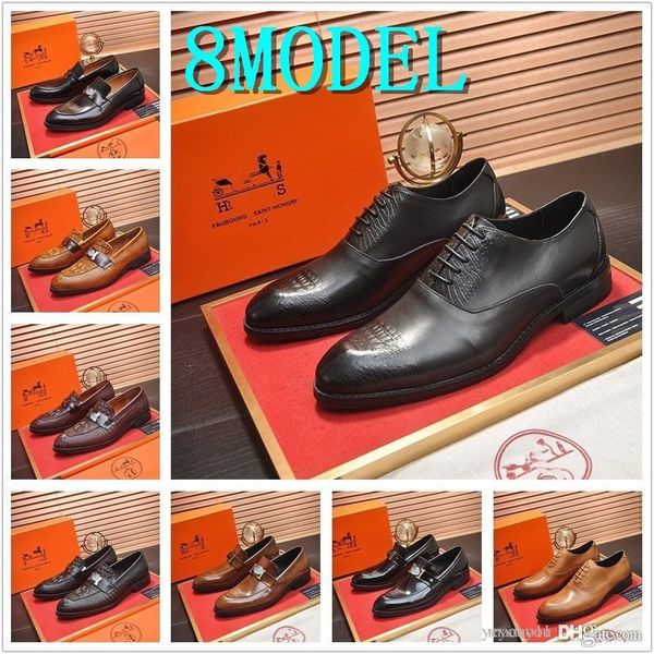 mm 8model classic men shoes for wedding designer genuine leather suit easy wear man pointed toe shoes business formal luxury dress shoe 33, Black
mm 8model classic men shoes for wedding designer genuine leather suit easy wear man pointed toe shoes business formal luxury dress shoe 33, Black