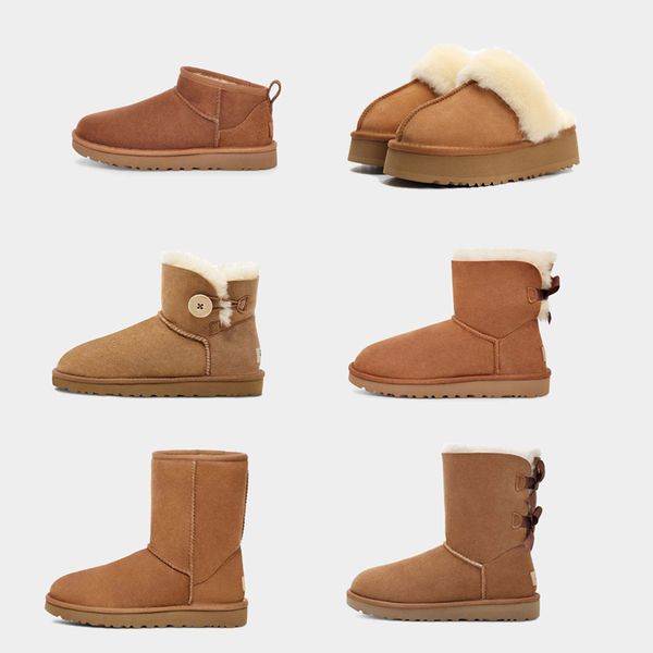 designer boots short australia snow booties woman thick bottom fluffy warm australian boot bowtie winter luxurious shoes, Black
designer boots short australia snow booties woman thick bottom fluffy warm australian boot bowtie winter luxurious shoes, Black