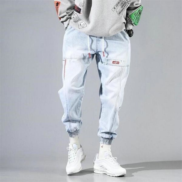men's pants spring jeans men streetwear fashion denim harem men's jeans pants elastic waist jogging pants men 220922, Black
men's pants spring jeans men streetwear fashion denim harem men's jeans pants elastic waist jogging pants men 220922, Black