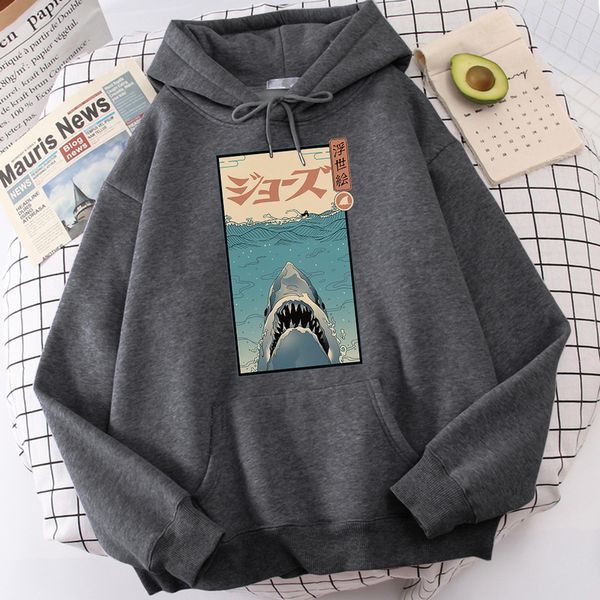 men s hoodies sweatshirts ocean shark painting ukiyoe style printing sweatshirt thick comfortable sportwear loose fashion males hoodie 22092, Black
men s hoodies sweatshirts ocean shark painting ukiyoe style printing sweatshirt thick comfortable sportwear loose fashion males hoodie 22092, Black