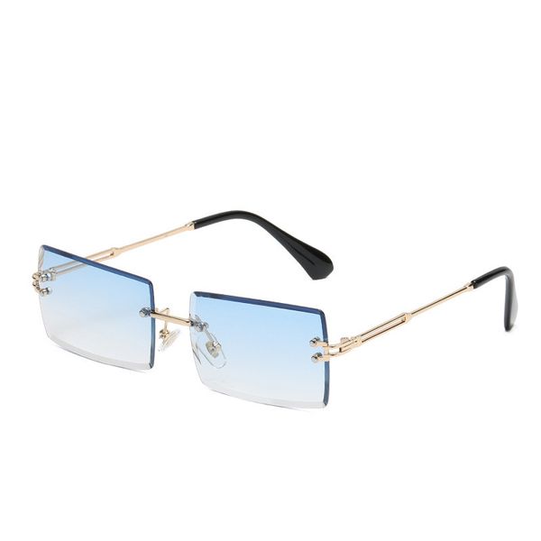 sunglasses square frameless trimmed gray piece ladies gradient outdoor classic european and american big name party party general, White;black
sunglasses square frameless trimmed gray piece ladies gradient outdoor classic european and american big name party party general, White;black