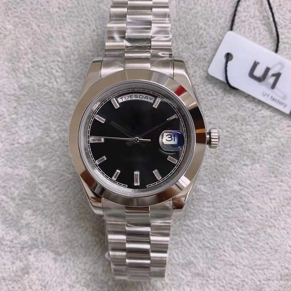 st9 steel watches day date 40mm diamond set black dial smooth bezel ice automatic mechanical movement sapphire glass president stainless
st9 steel watches day date 40mm diamond set black dial smooth bezel ice automatic mechanical movement sapphire glass president stainless