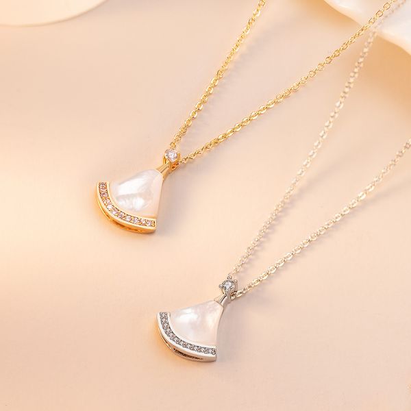 pendant necklace luxury jewelry gold necklaces small fan skirt diamond necklace for women charm pendants stainless steel chains tennis chain, Silver
pendant necklace luxury jewelry gold necklaces small fan skirt diamond necklace for women charm pendants stainless steel chains tennis chain, Silver