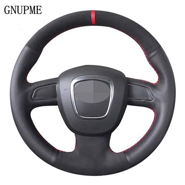 diy black genuine leather suede car steering wheel cover for audi a5 2008-2010 a3 8p 2008-2013 a6 c6 a4 b8 2008-2010339u
diy black genuine leather suede car steering wheel cover for audi a5 2008-2010 a3 8p 2008-2013 a6 c6 a4 b8 2008-2010339u