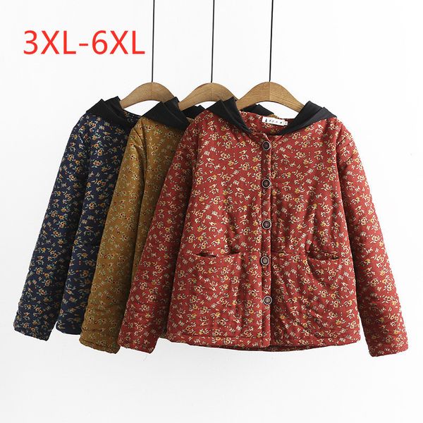 women s plus size outerwear coats large size women s autumn and winter slim loose printed hooded thickened cotton coat 220922, Black
women s plus size outerwear coats large size women s autumn and winter slim loose printed hooded thickened cotton coat 220922, Black
