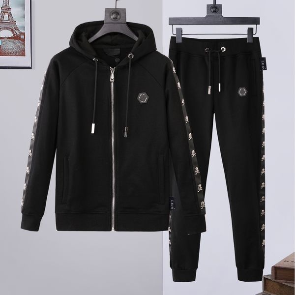2022 brand pp skull men tracksuit cotton 2-piece hooded sweatshirt pants sportswear plein hoodie clothes ropa deportiva con capucha 877, Gray
2022 brand pp skull men tracksuit cotton 2-piece hooded sweatshirt pants sportswear plein hoodie clothes ropa deportiva con capucha 877, Gray