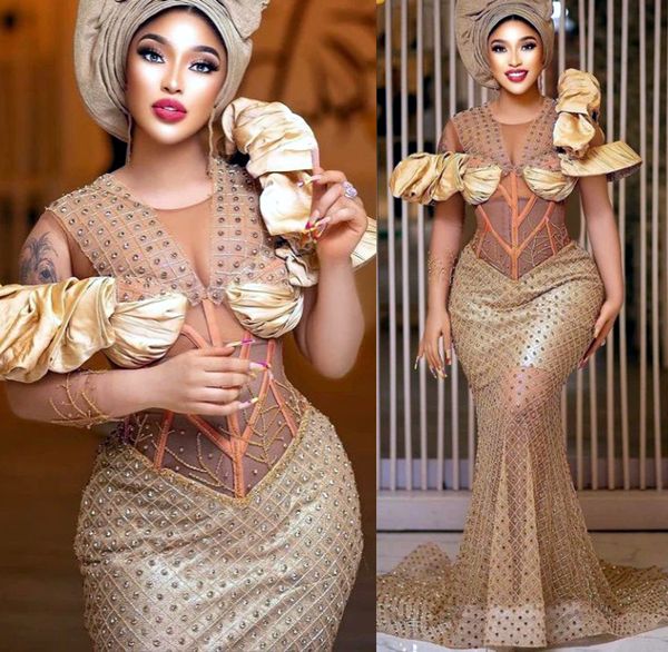 2022 arabic aso ebi gold mermaid prom dresses beaded crystals luxurious evening formal party second reception birthday engagement gowns dres, Black
2022 arabic aso ebi gold mermaid prom dresses beaded crystals luxurious evening formal party second reception birthday engagement gowns dres, Black