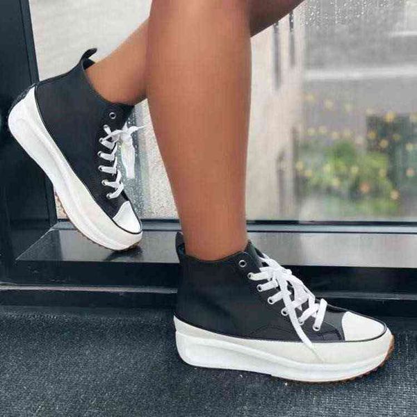 boots 2022 women platform canvas sneakers lace-up high female casual shoes fashion zebra pattern lace up lady sports y2209, Black
boots 2022 women platform canvas sneakers lace-up high female casual shoes fashion zebra pattern lace up lady sports y2209, Black